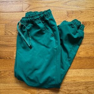 Jaanuu Green Jogger Scrub Pants